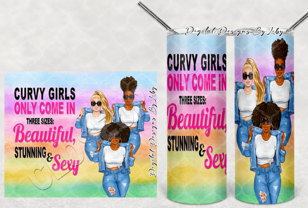 CURVY GIRLS BEAUTIFUL MEGA BUNDLE (Tumbler, Mug, Journals & Pen)