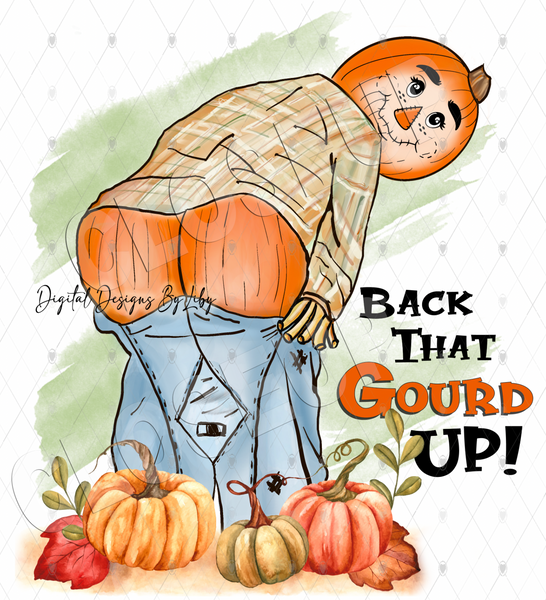 NAUGHTY SCARECROW, Scarecrow Butt PNG Design (Text optional)