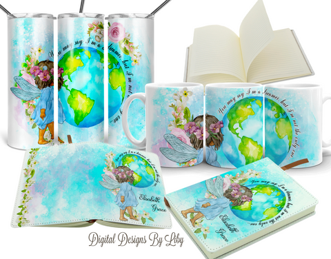 DREAMER GIRL 15oz, 20oz & 30oz Skinny-Mug-Journal 20oz SKINNY & MUG DESIGNS & JOURNAL