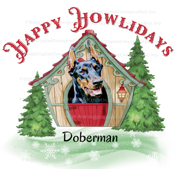 HAPPY HOWLIDAYS! (Choose from 40 breeds)