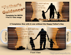 Father's Guidance Mug Template