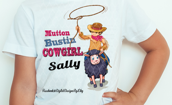 MUTTON BUSTIN' COWBOY/COWGIRL (3 Designs)