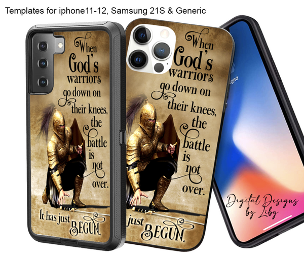 GOD'S WARRIOR MEGA BUNDLE (20-30oz Skinny, Journals, Bible Cover & Phone Case)