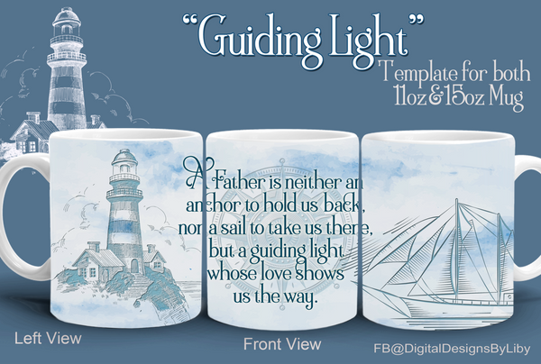 Guiding Light Mug+Slate Templates