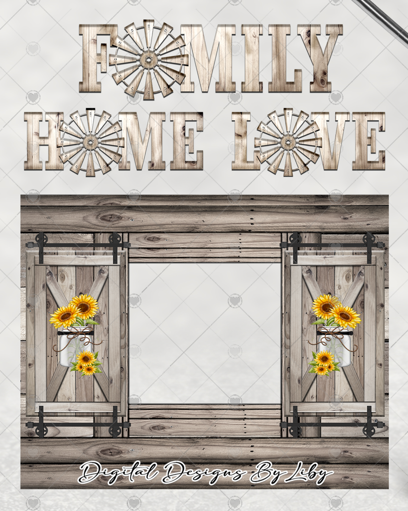 HOME GREY Photo Panels, Pillows & 20oz Skinny Tumbler PNG Templates