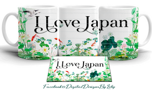 I LOVE JAPAN! Mug Design + Bonus Mockup
