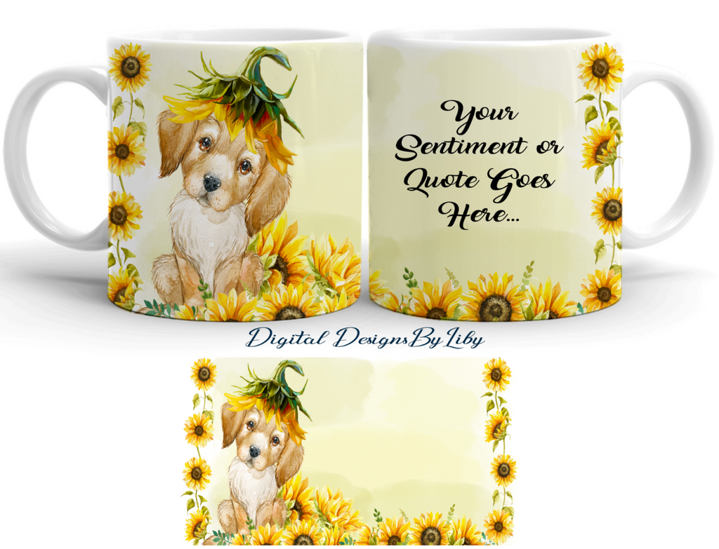 SUNFLOWER LABRADOR MEGA BUNDLE (Skinny Tumbler, Mug, Door Mat, Garden Flag, Door Sign & More)