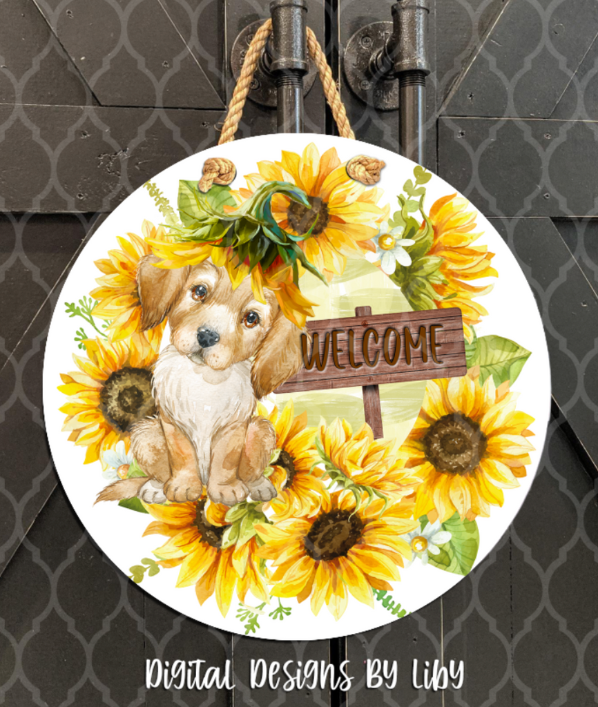 SUNFLOWER LABRADOR MEGA BUNDLE (Skinny Tumbler, Mug, Door Mat, Garden Flag, Door Sign & More)