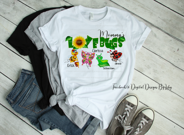 LOVE BUGS (Mug, T-Shirt Designs & More)
