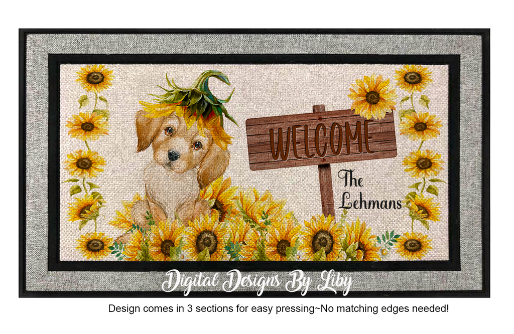 SUNFLOWER LABRADOR MEGA BUNDLE (Skinny Tumbler, Mug, Door Mat, Garden Flag, Door Sign & More)