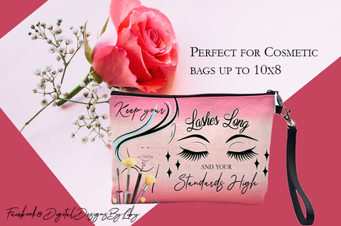 LASHES LONG Cosmetic Bag Design