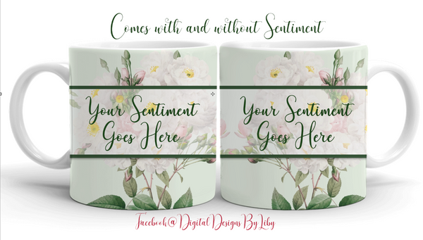 FLORAL LOVE (Mug & Pillow/Photo Designs+WordArt)