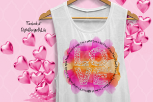 LOVE IS PATIENT, LOVE IS KIND TShirt-Pillow & More (2 Designs)