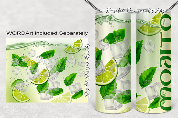 Cocktails MOJITOS 20oz Skinny & 12oz Wine Tumblers