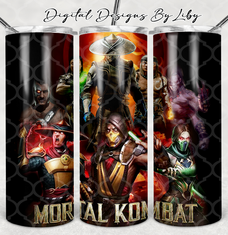 MORTAL FIGHT 20oz SKINNY TUMBLER