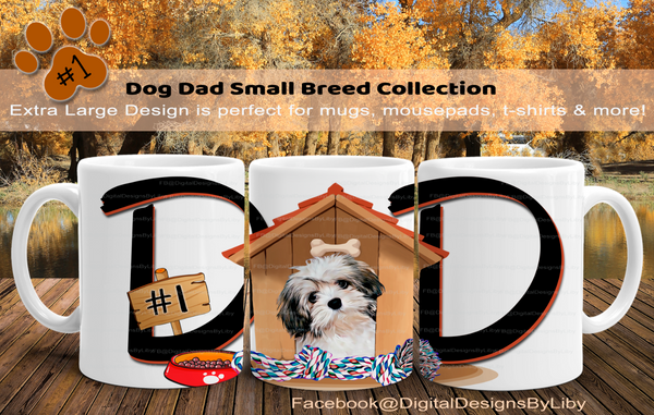 DOG DAD SMALL BREEDS {14 Breeds to choose from}