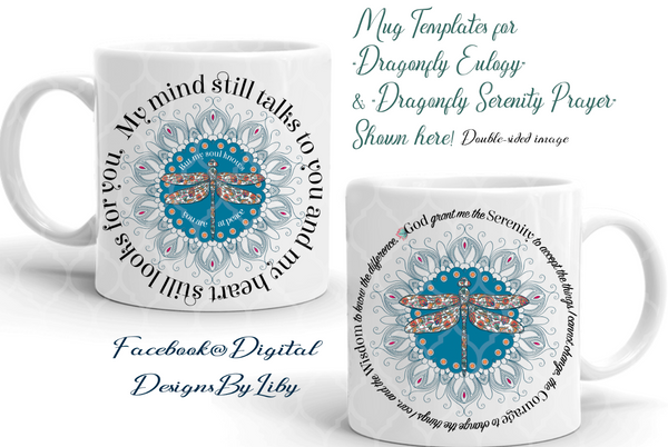 DRAGONFLY MEGA BUNDLE (3 Designs for Mugs, T-Shirts/Pillows & More)