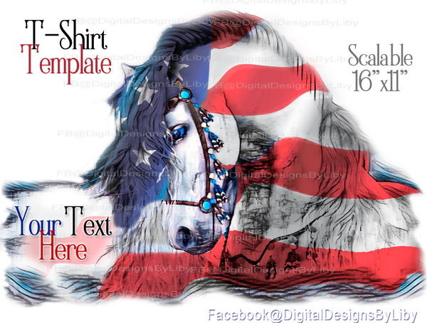 Let Freedom Reign T-Shirt Design (Text is Optional)