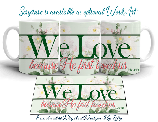 FLORAL LOVE (Mug & Pillow/Photo Designs+WordArt)