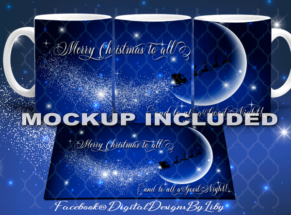 SANTA GLITTER MEGA BUNDLE (Mug, Coaster, Pillow, Towel & More!)