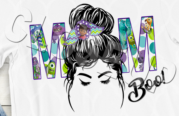 MESSY BUN MOM n Boo! MOMMY & ME  T-shirt, Skinny Flip Top & Sippy Mega Bundle