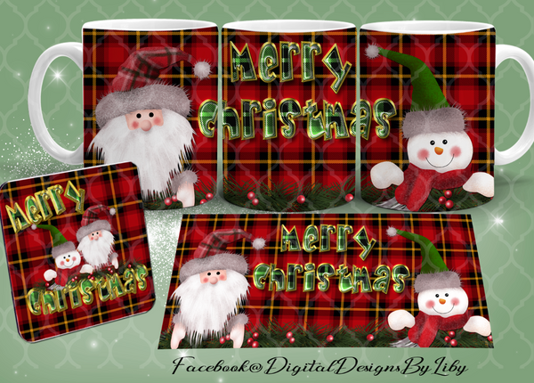 XMAS PLAID MEGA BUNDLE + BONUS: Pillow Design