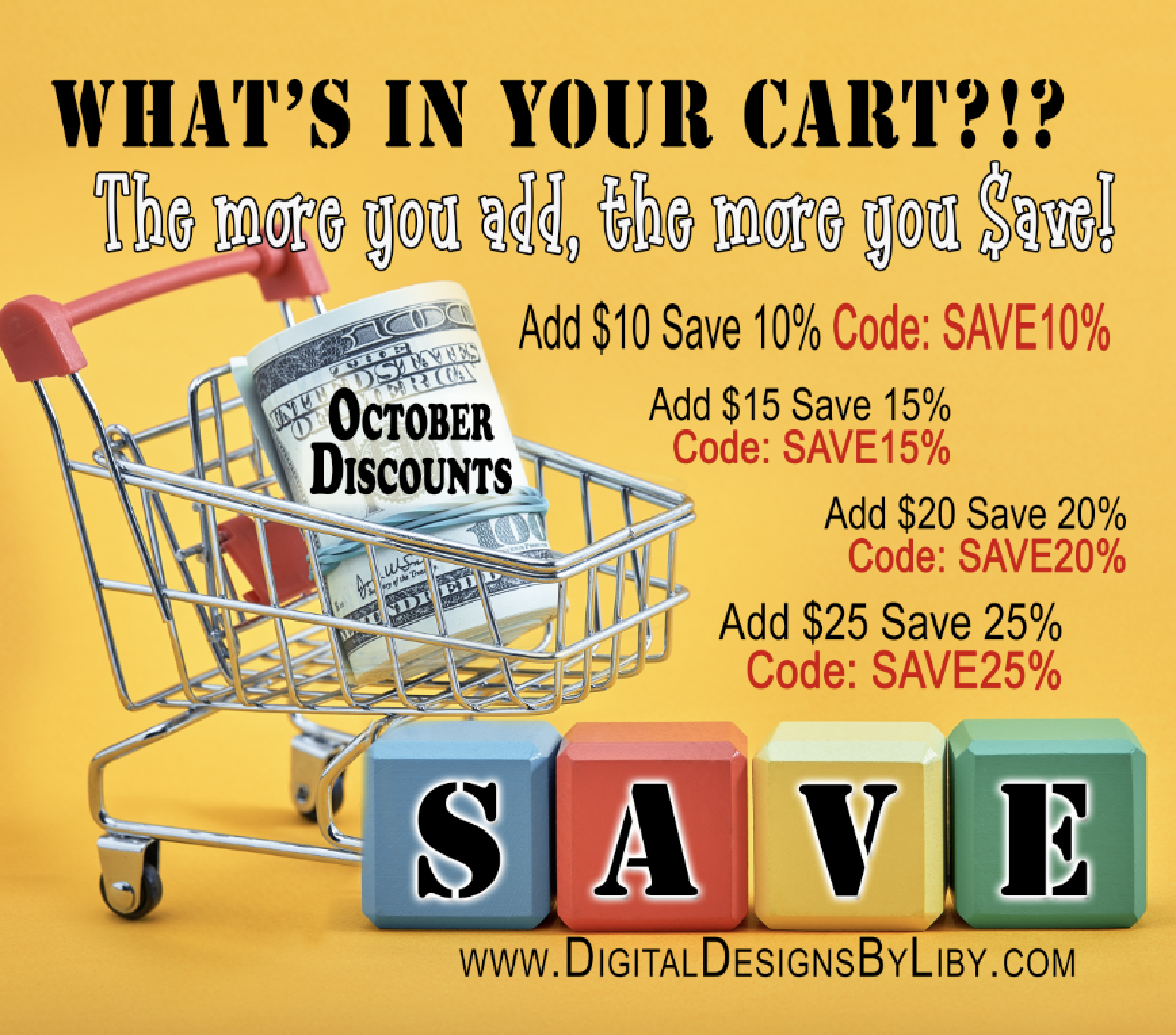 DISCOUNT CODES (Click to view)