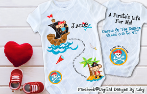 A PIRATE'S LIFE FOR ME! (Onesie & Tee Design)