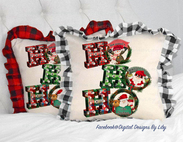 HO HO HO CHRISTMAS MEGA BUNDLE+Bonus Pillow Design
