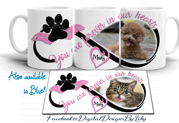 FOREVER IN OUR HEARTS PINK (Designs for T-Shirt, Mugs & More)