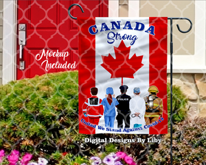 FIRST RESPONDERS COURAGE FLAG-CANADA