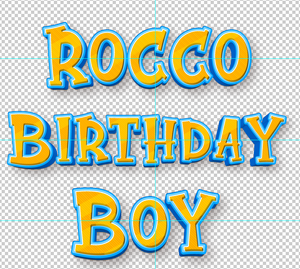 ROCCO BIRTHDAY BOY