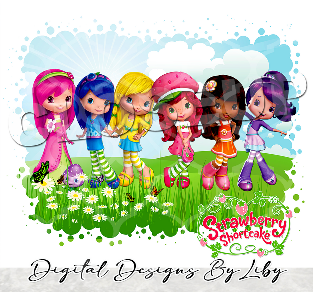 STRAWBERRY GIRL & FRIENDS KID'S FLIP TOP & SIPPY CUPS