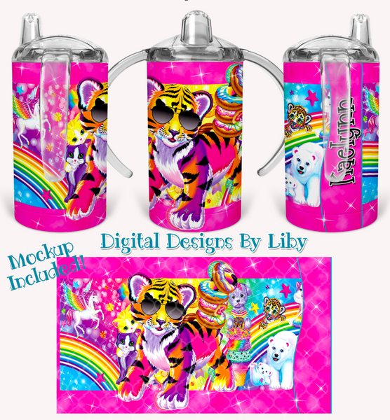 TIGER & FRIENDS SIPPY CUP (Pink & Blue Designs)