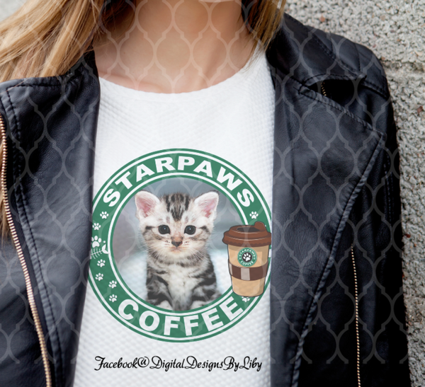 STARPAWS COFFEE (Dogs & Cats Designs for T-Shirt, Mugs & More)