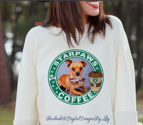 STARPAWS COFFEE (Dogs & Cats Designs for T-Shirt, Mugs & More)