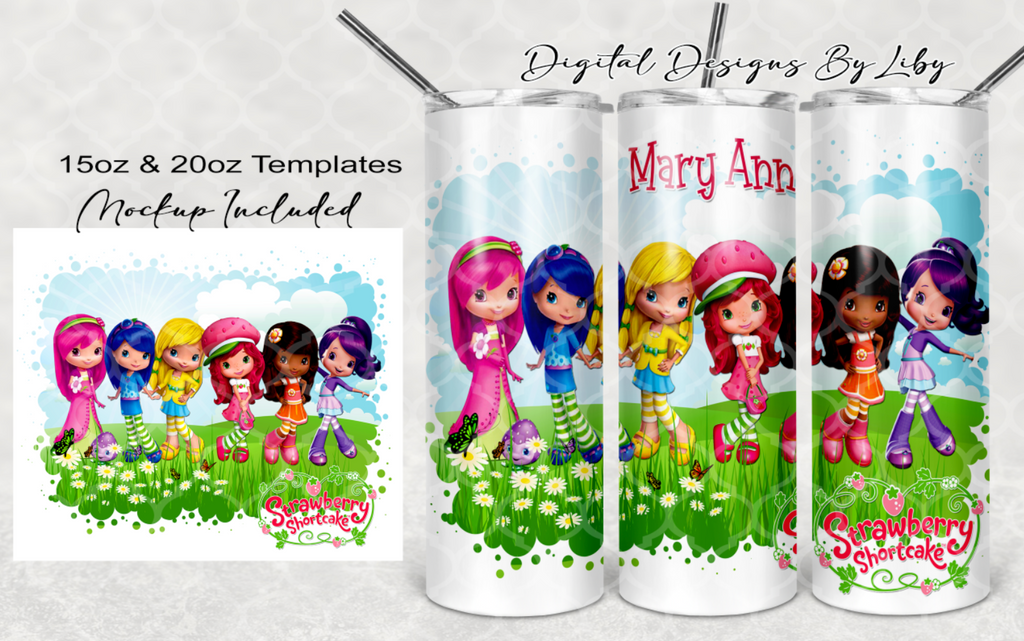 STRAWBERRY GIRL & FRIENDS KID'S 15oz & 20oz Tumblers