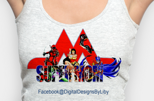 SUPER MOM/MUM T-Shirt (2 Designs)