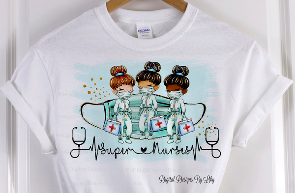 SUPER NURSES (T-Shirt & Mug Designs & More!)