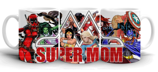 SUPER MOM/MUM1 MEGA BUNDLE (Mug & T-Shirt ~ 4 Designs)