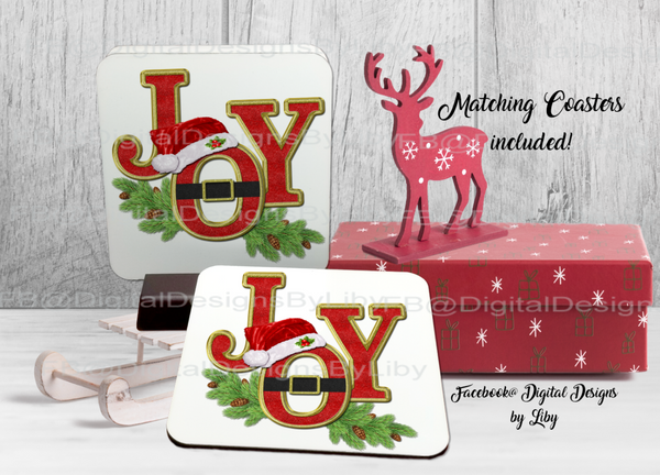 JOY  (2 Mug Designs & 4 Coasters)