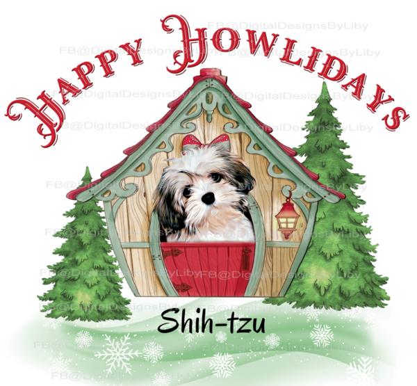 HAPPY HOWLIDAYS! (Choose from 40 breeds)