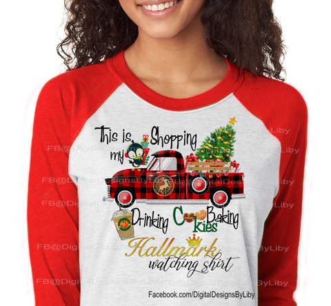 XMAS HALLMARK TRUCK T-Shirt Design