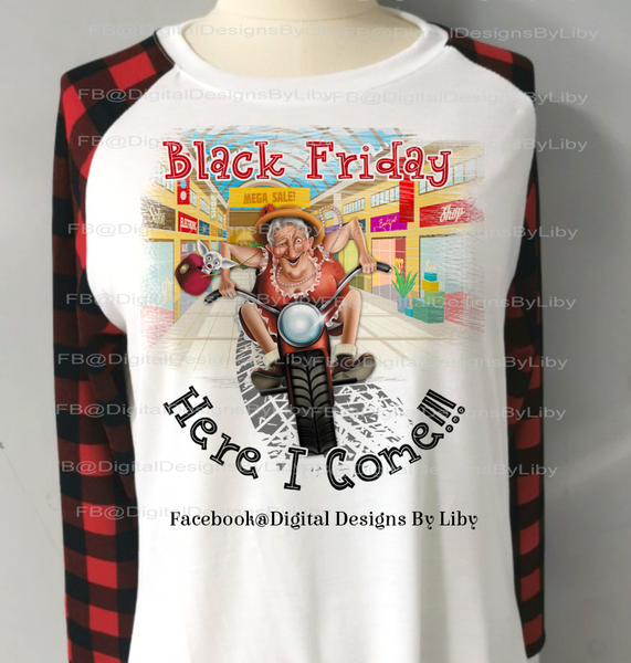 BLACK FRIDAY/SHOPPING GRANNY T-shirt, Tumbler, Mugs & More