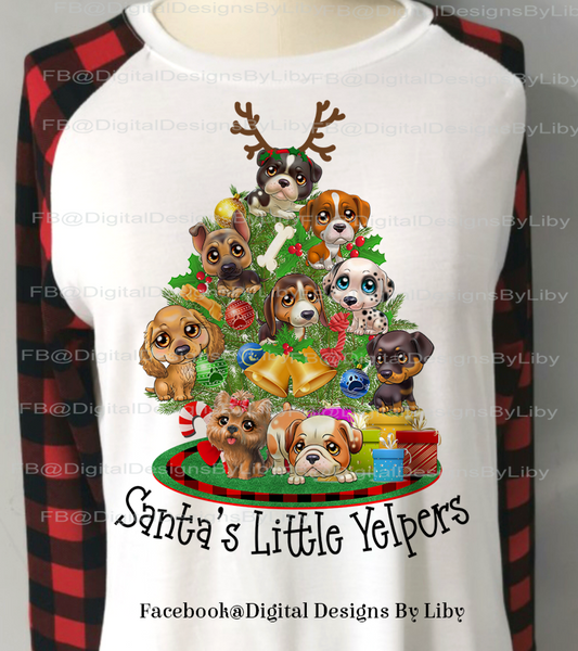 SANTA'S LITTLE YELPERS MEGA BUNDLE (T-Shirt, Tumbler, Towel, Pillows, Mat, Flag & More)