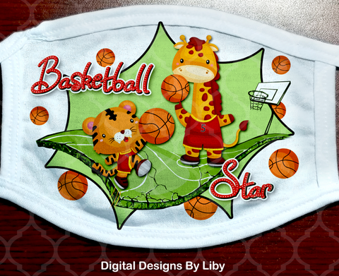 BASKETBALL STAR (Full & Center Designs)