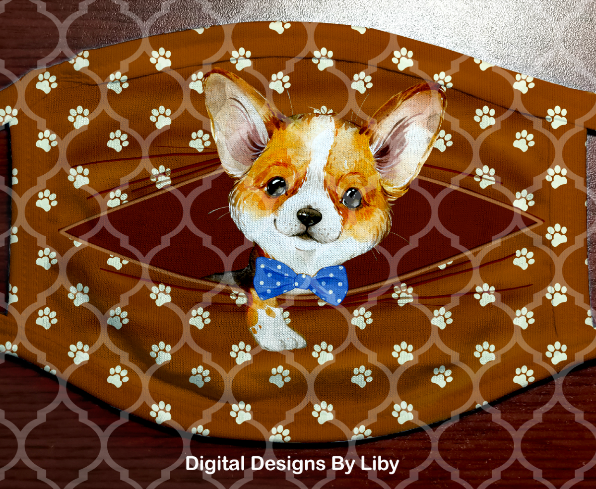 PEEK-A-BOO PETS BOY Corgi (Center & Full Designs)