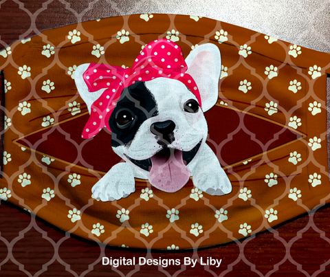 PEEK-A-BOO PETS GIRL French Bulldog (Center & Full Designs)