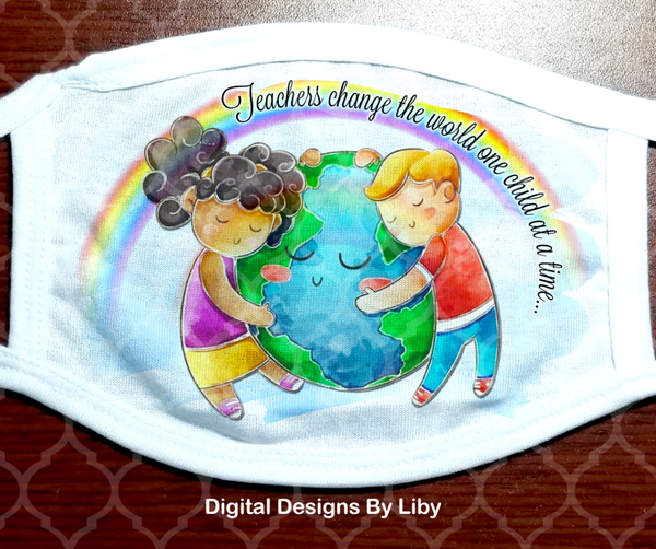 TEACHERS-DAYCARE PROVIDERS CHANGE THE WORLD (2 Designs Included)
