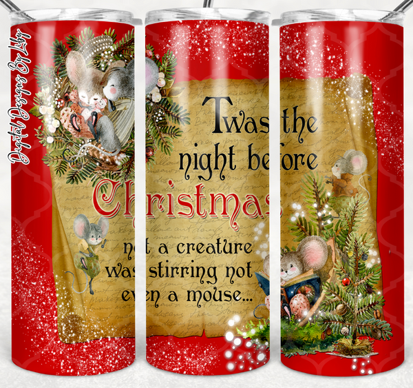 NIGHT BEFORE CHRISTMAS Tumbler, Mug, Pillows & More!
